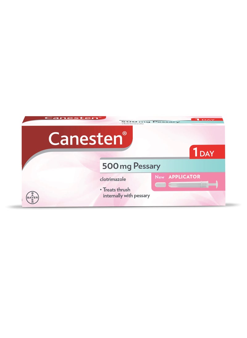 BAYER Canesten 1 Day 500 Mg Pessary - Image 1